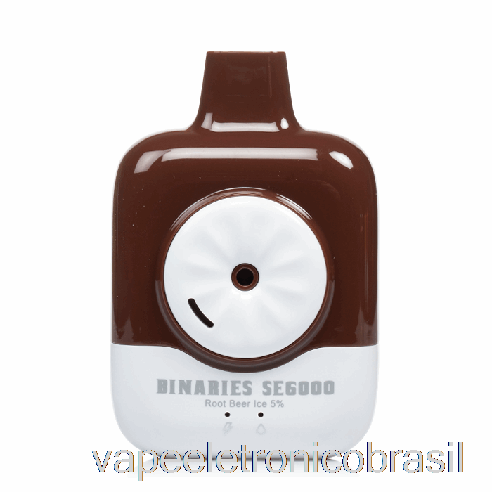 Vape Recarregável Horizonte Binários Se6000 Descartável Root Beer Ice